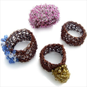 Beaded Rings by Wired Women