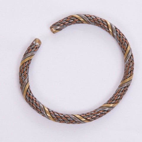 Multi-Colored Woven Bangle