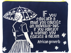 Fair Trade African Purse - Educate a woman, educate a nation