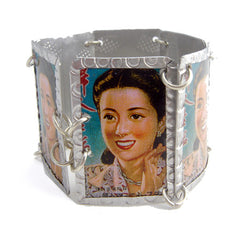 Asian Lady Image Bracelet by Beverly Price