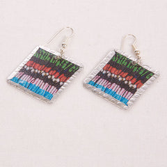 Beadwork Image Earrings by Beverly Price