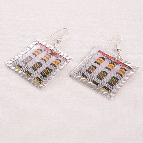 Beadwork Image Earrings by Beverly Price