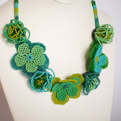 Beaded Flower Necklace