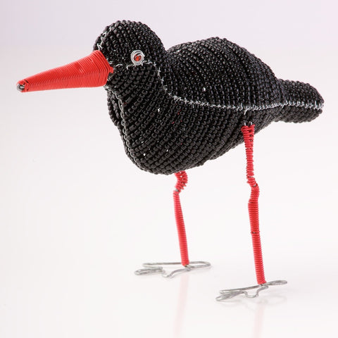Bead and Wire Bird Ornament -South African Oyster Catcher