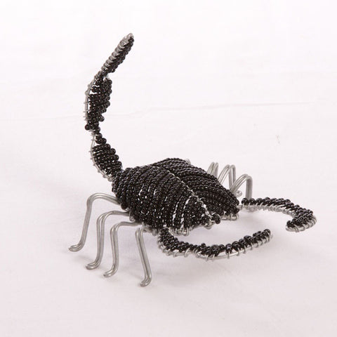 Bead and Wire Arachnid Ornament - Scorpion