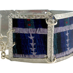 Blue Beadwork Images Bracelet by Beverly Price
