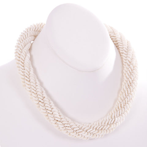 Eggshell Roll Necklace