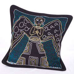 Embroidered Angel Cushion Cover #2