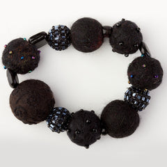 Felt Beaded Bracelet