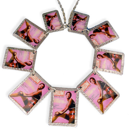 Lady in Hotpants Image Necklace