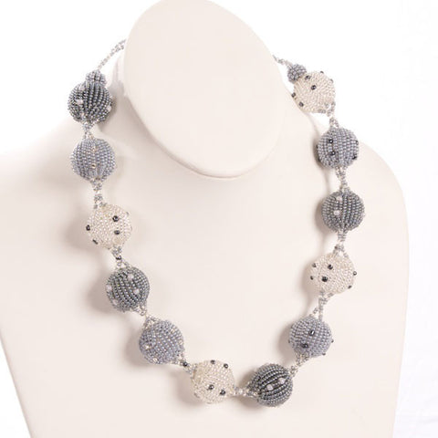 Beaded Ball Necklace - Large
