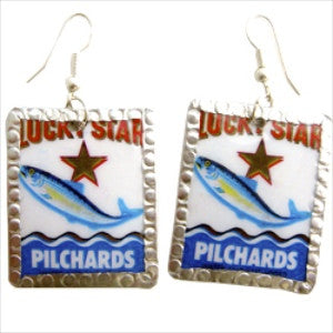 Lucky Star Image Earrings by Beverly Price
