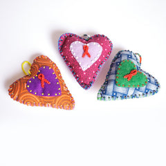 Handmade Heart Ornaments